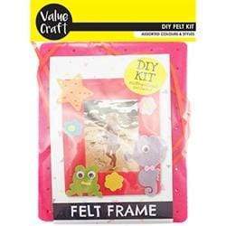 AussieSuperStore Art & Craft Essentials Picture Seahorse Frame DIY Felt Craft Kit Picture Seahorse Frame DIY Felt Craft Kit | DIY Kits for Kids | Felting Supplies 9331468059585 VCFLT18